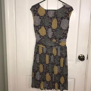 Boden Selina dress cap sleeve Floral so pretty 4P